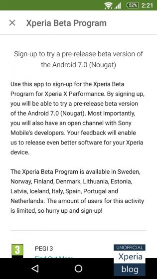 Xperia-X-Performance-Beta-Program